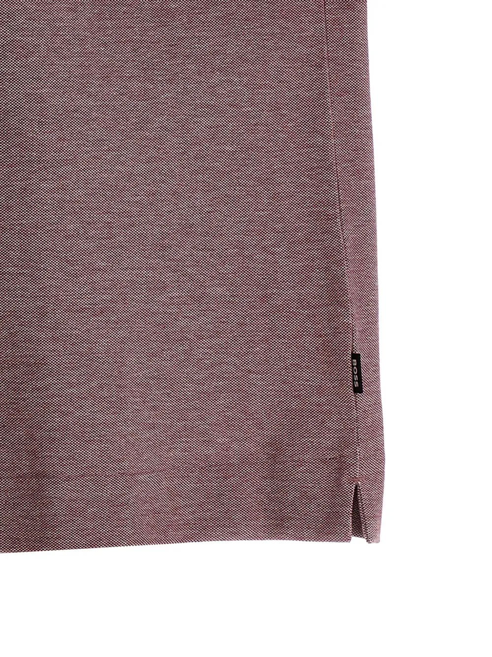 BOSS Piqué poloshirt Rood