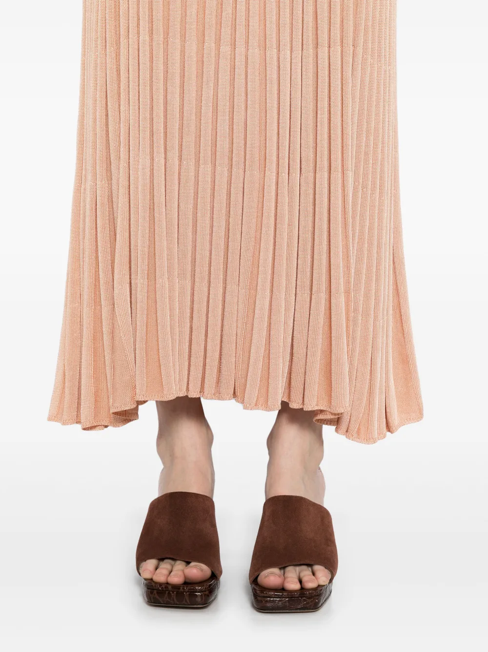 ZIMMERMANN Rok met geplooid detail Beige