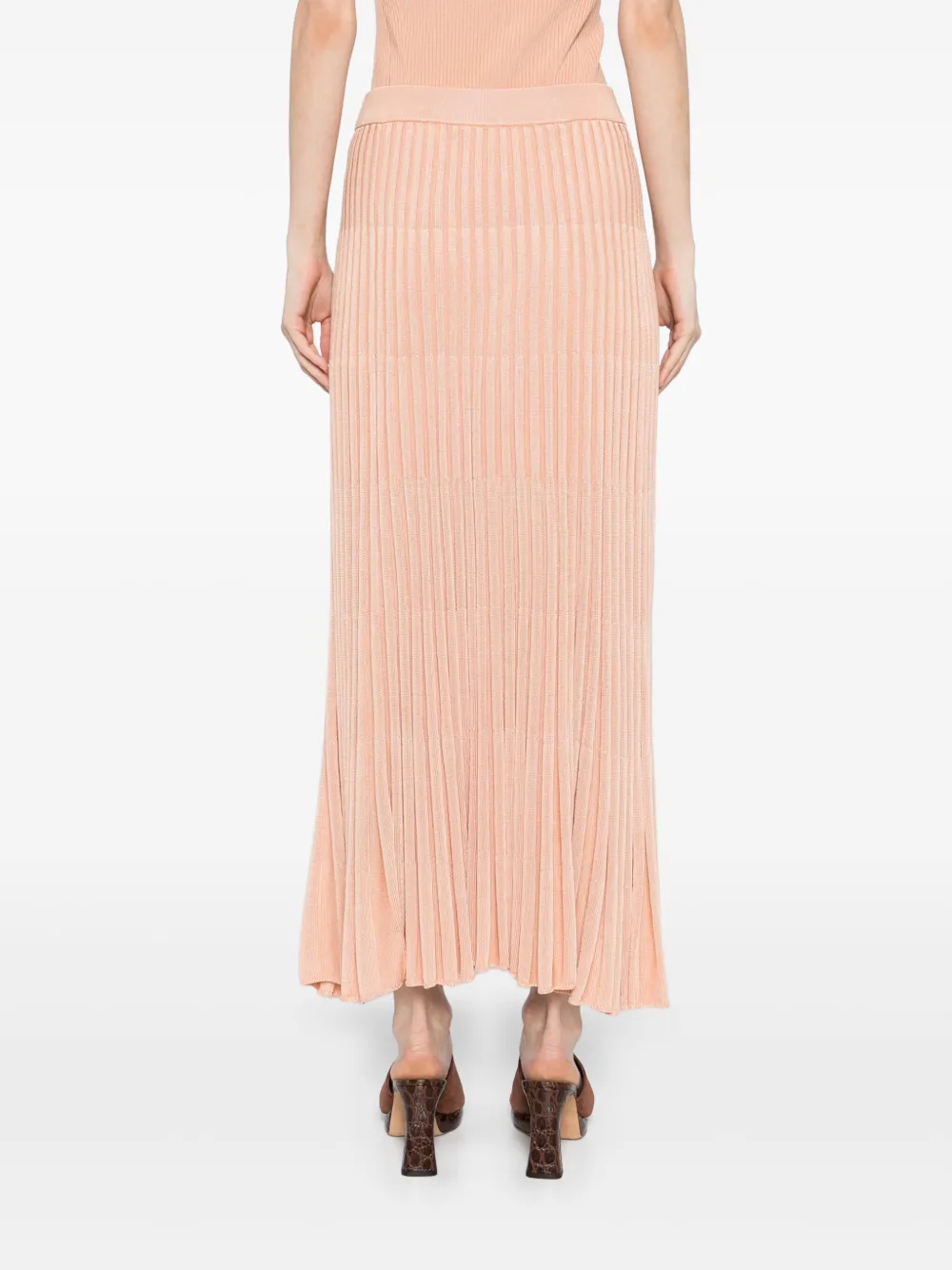 ZIMMERMANN Rok met geplooid detail Beige