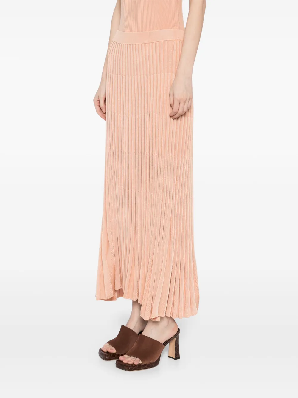 ZIMMERMANN Rok met geplooid detail Beige