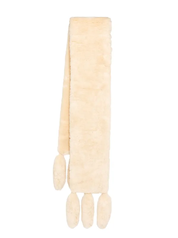 Conner Ives Faux-fur Stole in Neutrals
