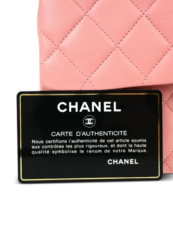 CHANEL CHANEL Pre-Owned 1997 Medium Double Flap Shoulder Bag | Pink