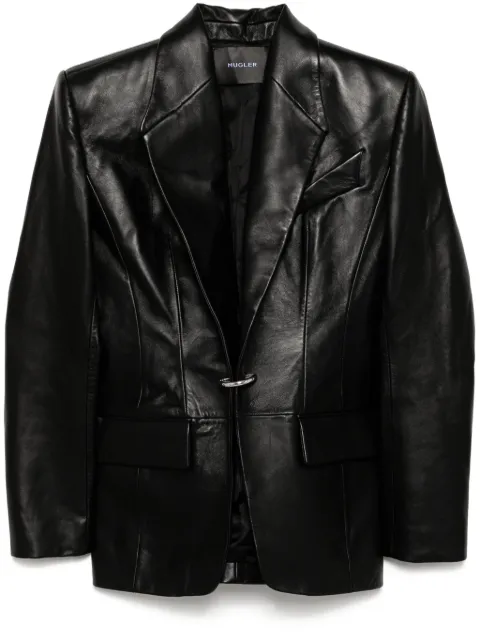 Mugler ring fastening blazer