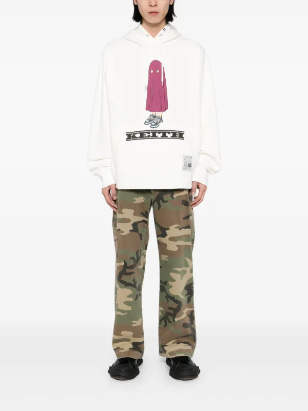 Maison MIHARA YASUHIRO Keith Hoodie | White | FARFETCH
