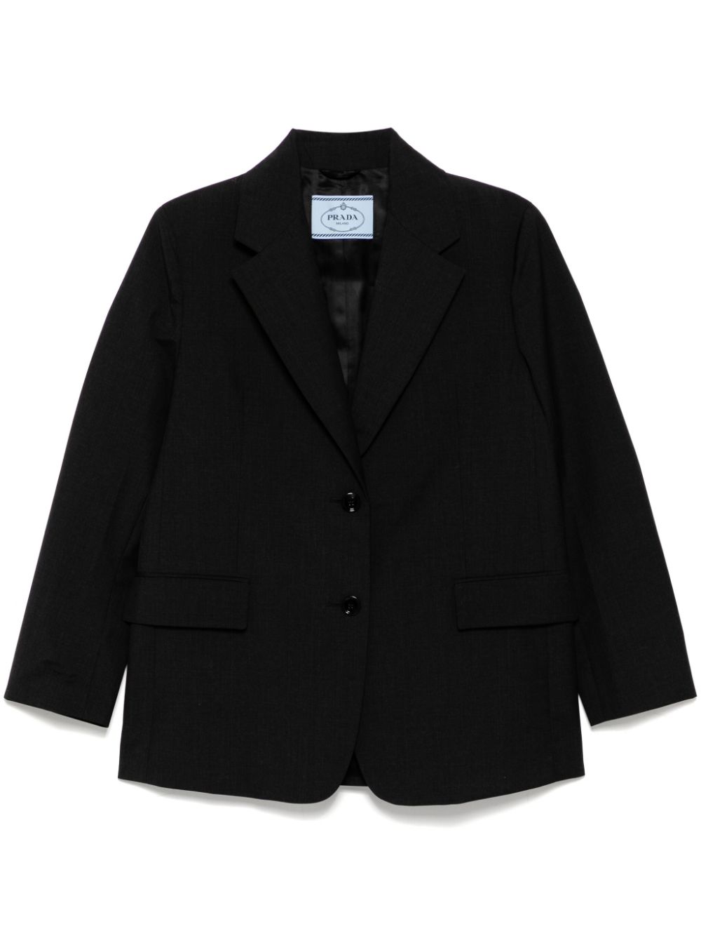 Prada Pre-Owned 2022 single-breasted blazer - Black