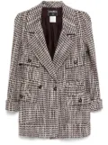 CHANEL Pre-Owned 2001 tweed jacket - Brown