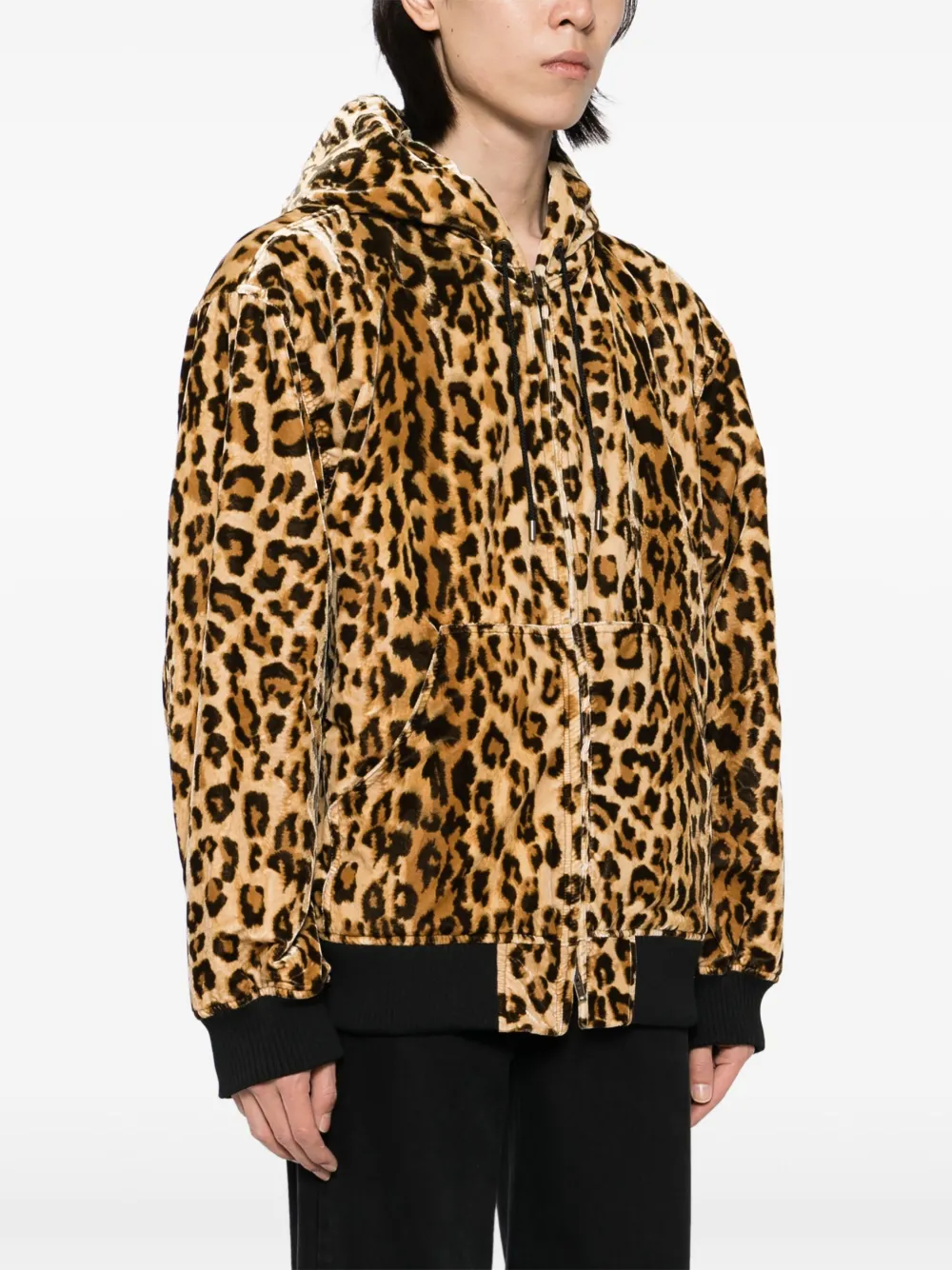 Mastermind World Jack met luipaardprint en capuchon Bruin