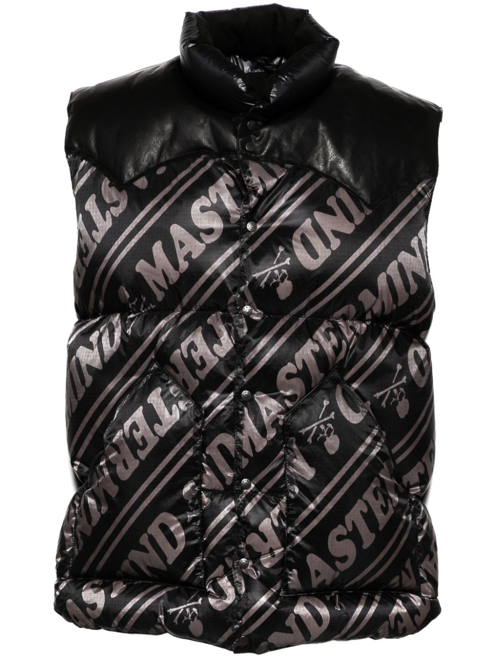 Mastermind World logo-print jacket - Black