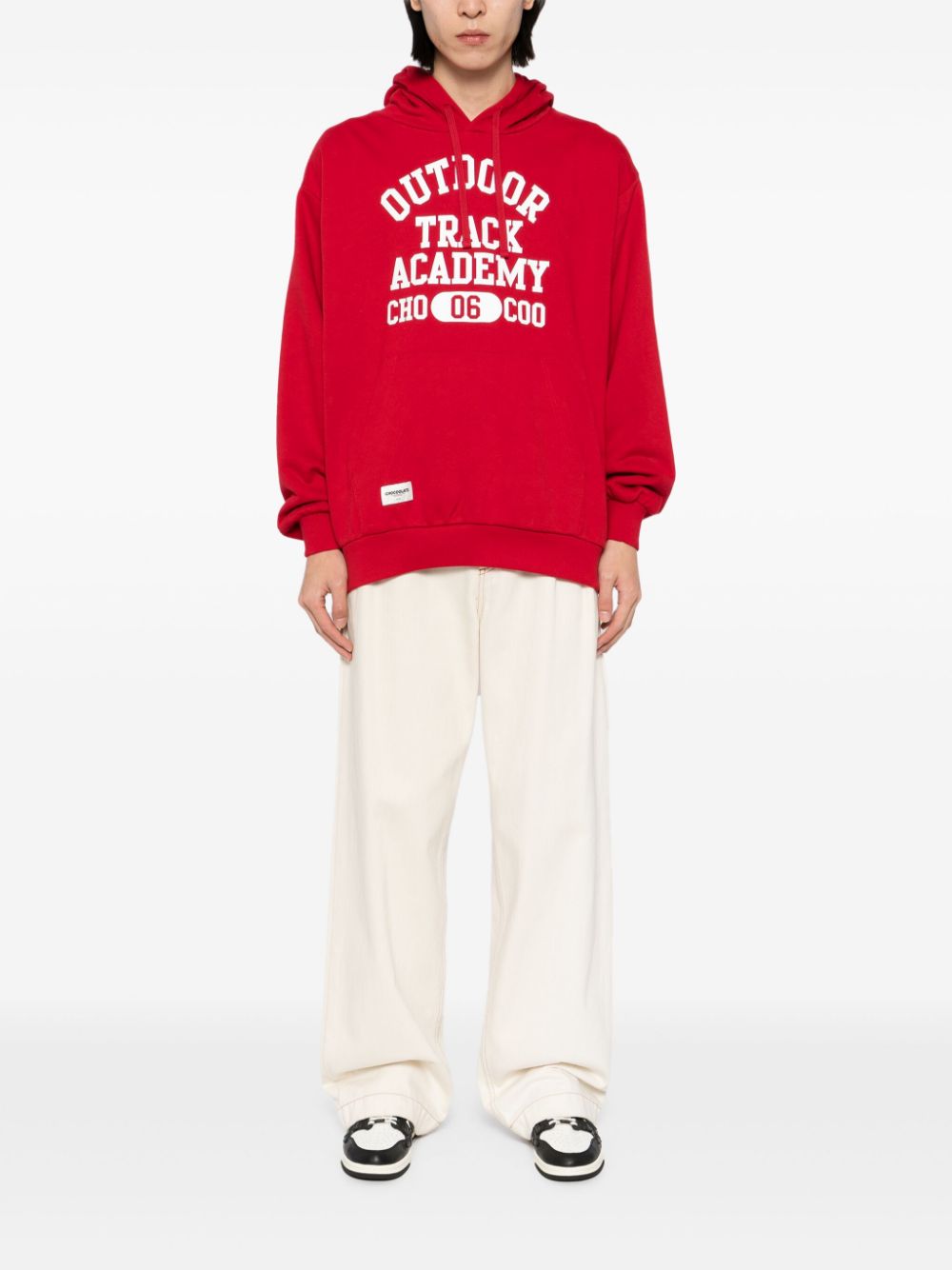 CHOCOOLATE Hoodie met print - Rood