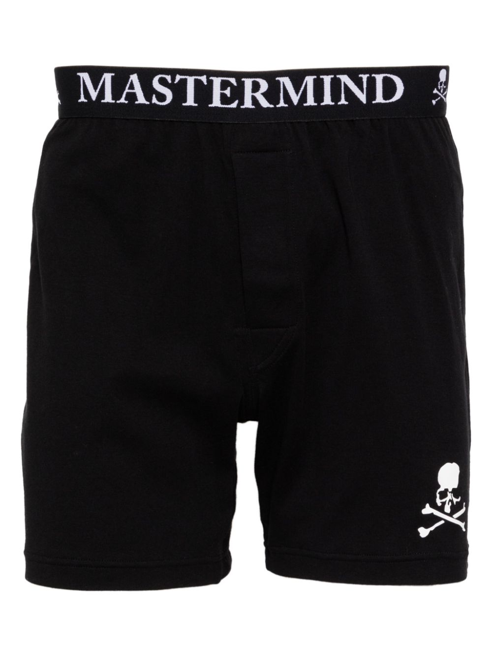 Mastermind World Drie boxershorts met logoprint - Zwart