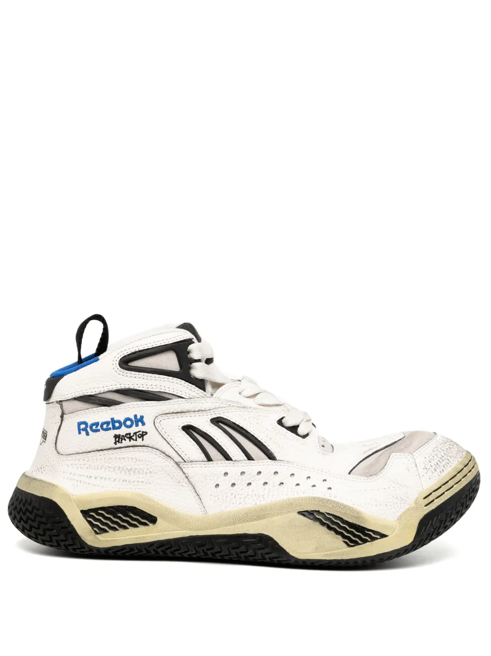 Hed Mayner x Reebok Black Top Sneakers | White | FARFETCH UK