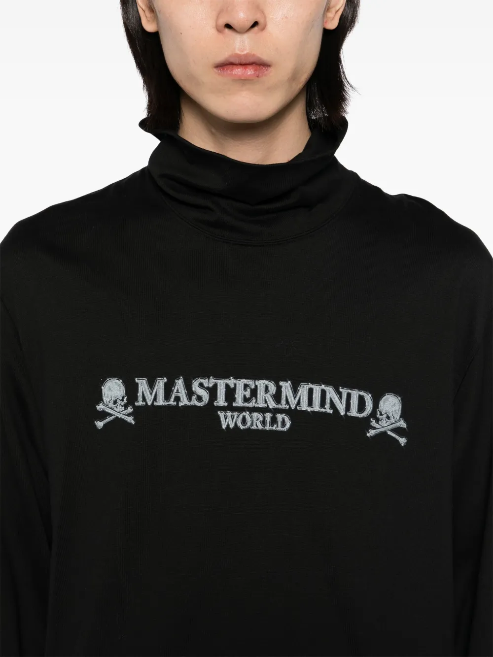 Mastermind World T-shirt met logoprint Zwart