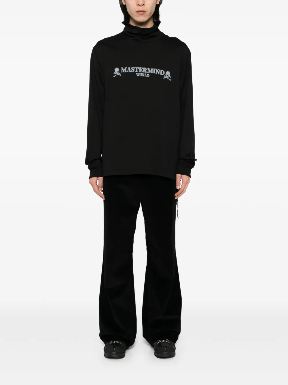 Mastermind World T-shirt met logoprint Zwart