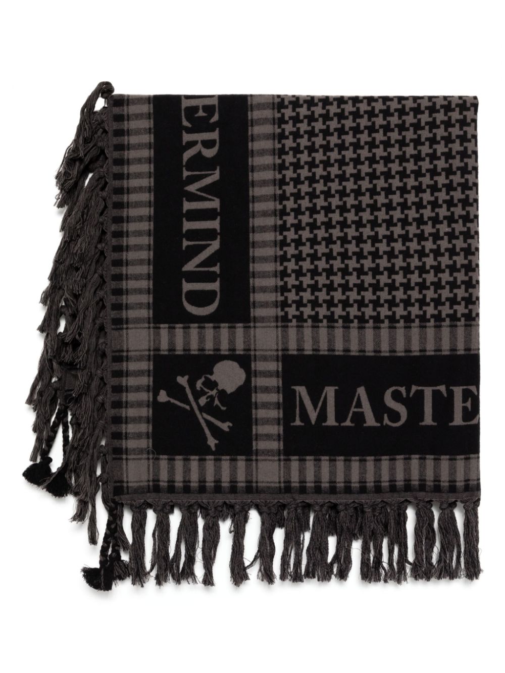 logo-print scarf