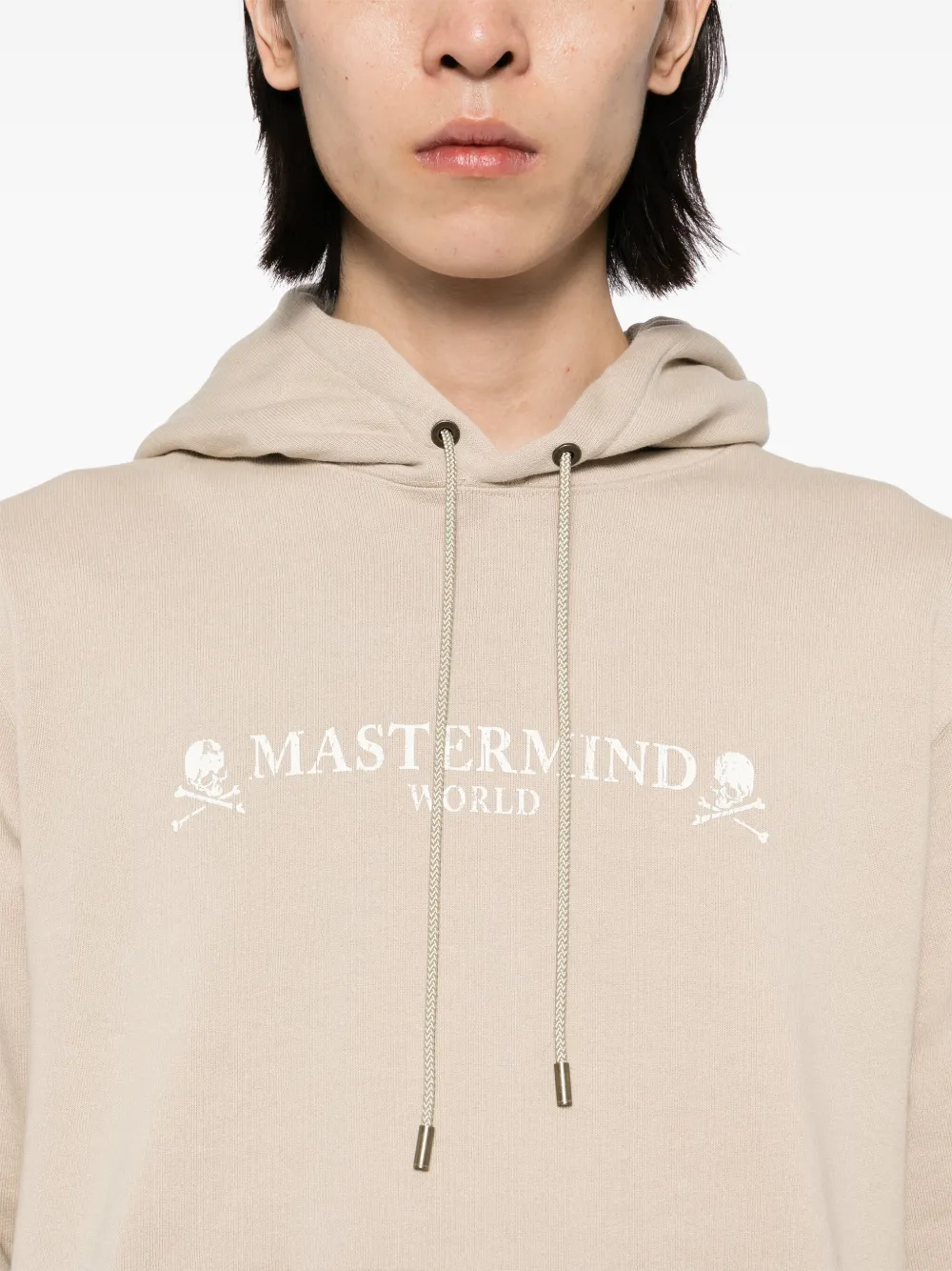 Mastermind World Hoodie met logoprint Bruin