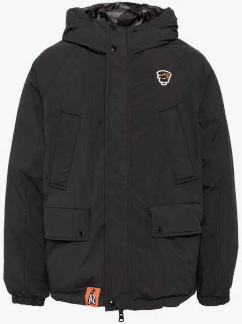 AAPE BY *A BATHING APE® logo down jacket