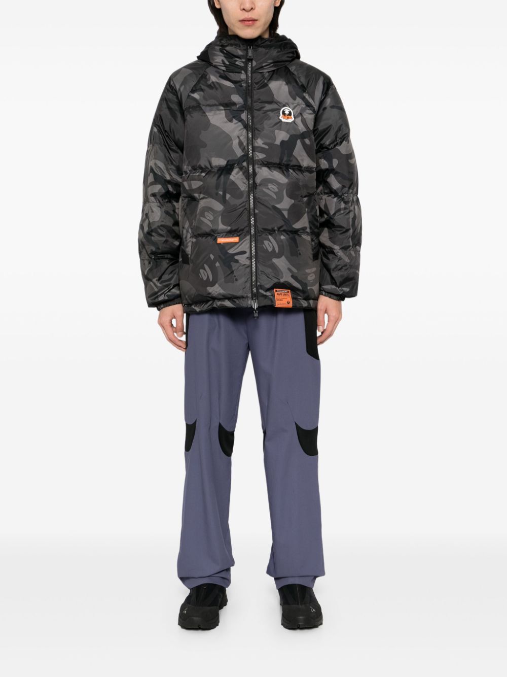 AAPE BY *A BATHING APE logo down jacket Men