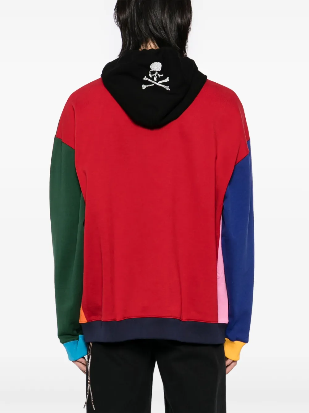 Mastermind World Hoodie met patchwork Bruin