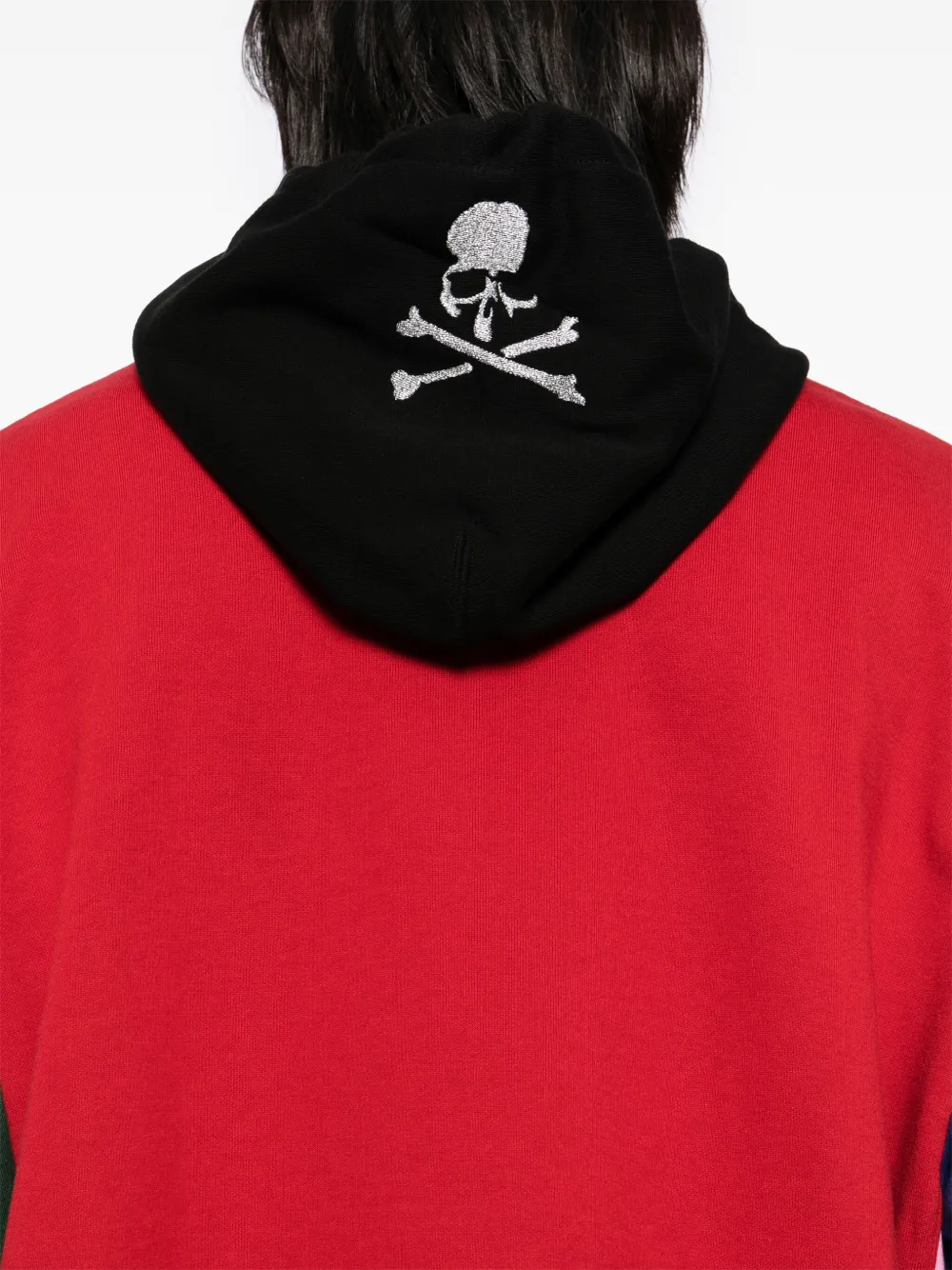 Mastermind World Hoodie met patchwork Bruin