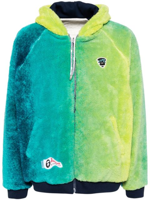 AAPE BY *A BATHING APE ombre-effect fleece hoodie Men