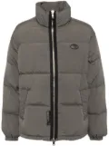 AAPE BY *A BATHING APE® moonface logo puffer jacket - Grey