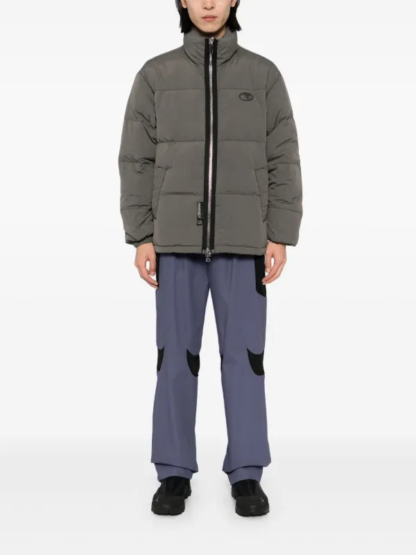 AAPE BY *A BATHING APE® ロゴ パデッドジャケット | グレー | FARFETCH JP