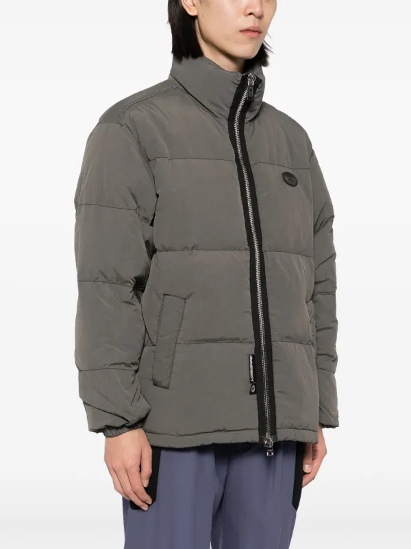 AAPE BY *A BATHING APE® ロゴ パデッドジャケット | グレー | FARFETCH JP