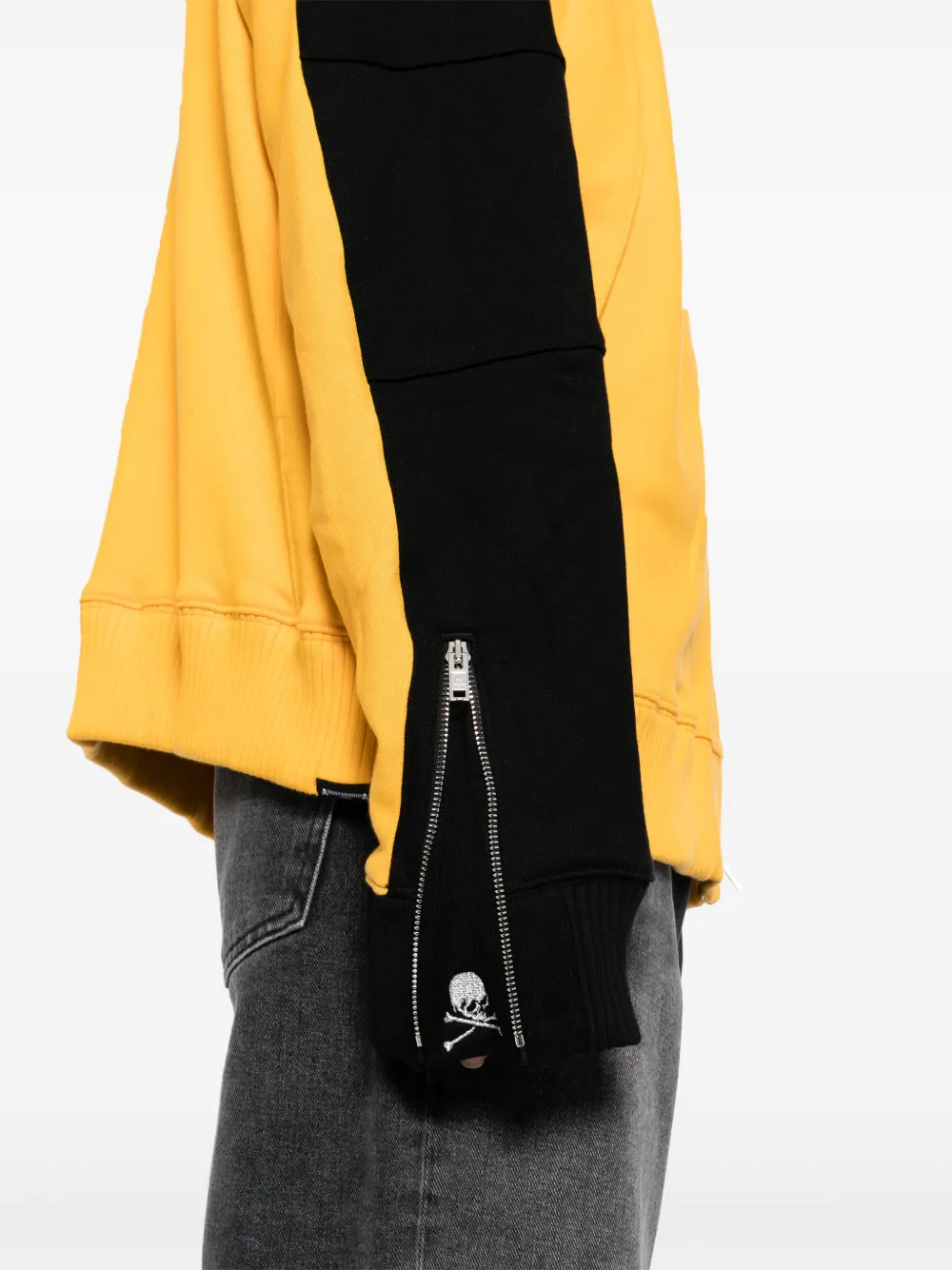 Mastermind World Hoodie met rits Geel