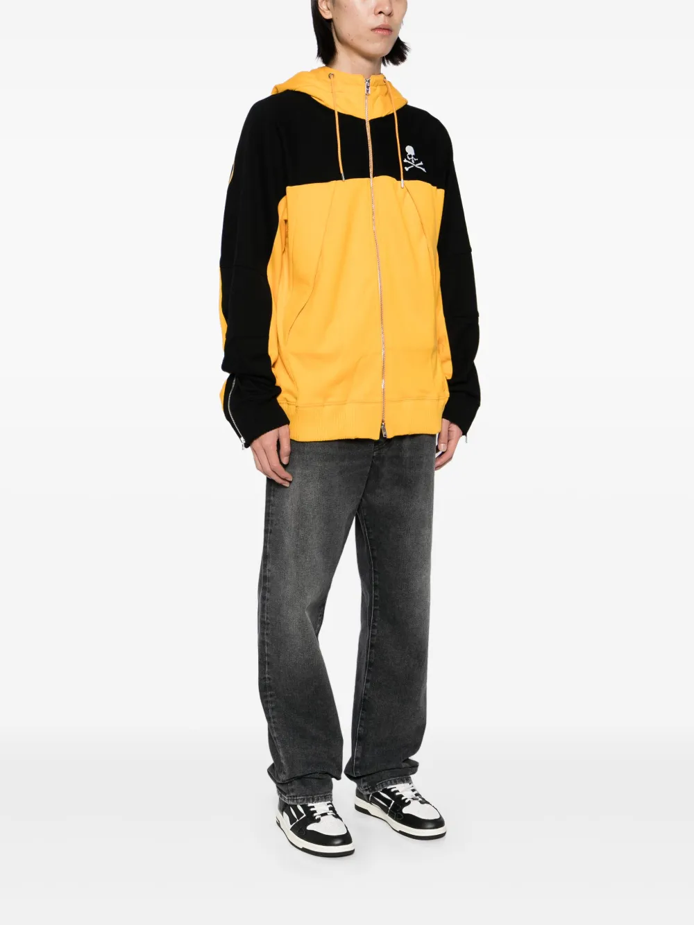 Mastermind World Hoodie met rits Geel
