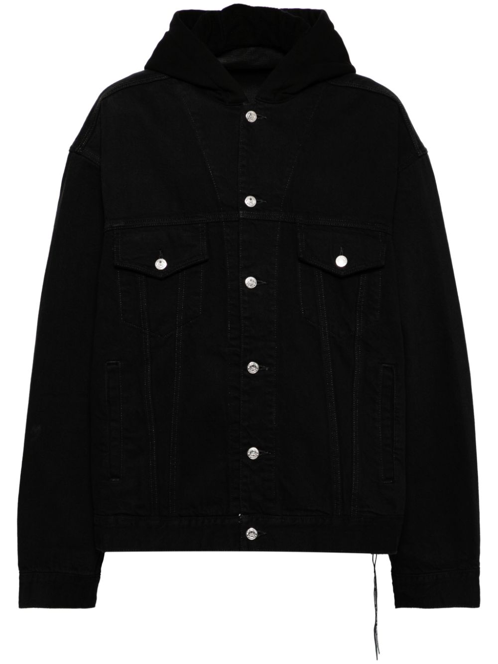 Mastermind World cotton hooded jacket - Black