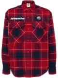 AAPE BY *A BATHING APE® checked shirt - Red