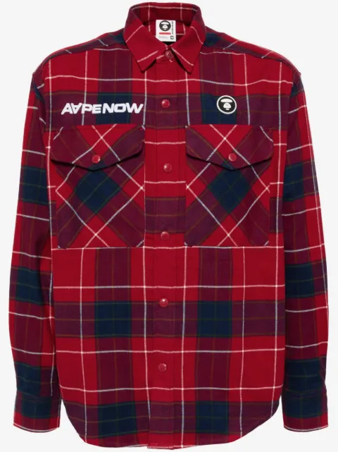 AAPE BY *A BATHING APE® Kariertes Hemd