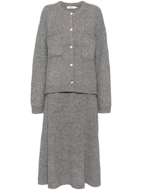 B+ab ensemble-jupe en maille - Gris - b+ab - Modalova