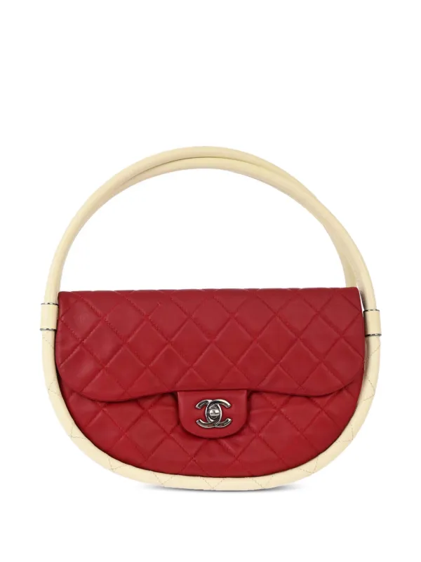 Chanel Pre-owned 2014 Hula Hoop Handbag in Red