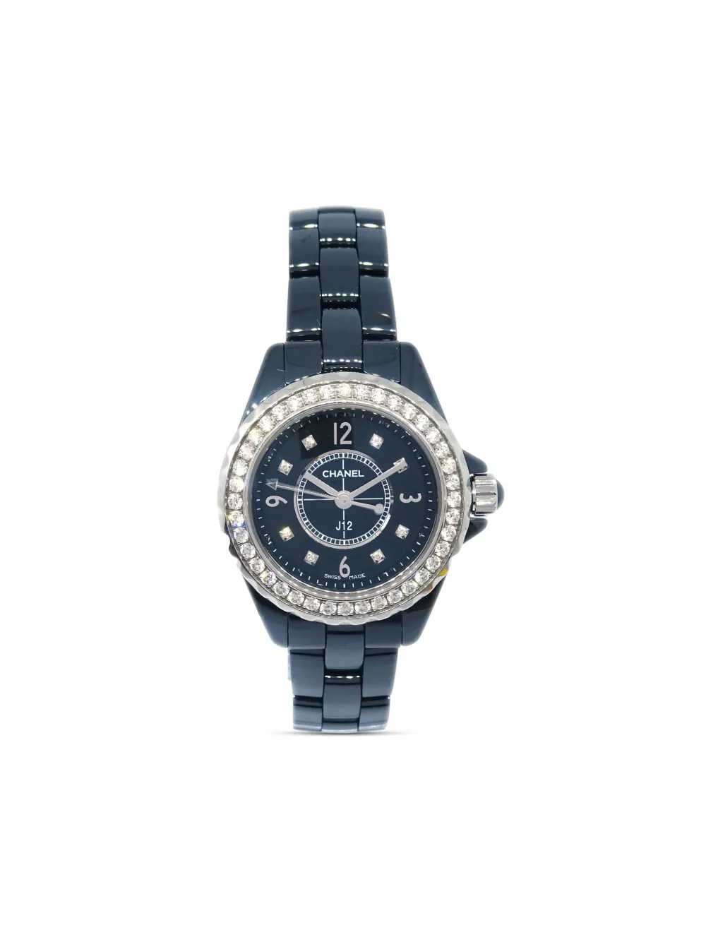 CHANEL Pre-Owned 2016 プレオウンド J12 29mm - ブラック CHANEL Pre-Owned 2016 プレオウンド J12 29mm - ブラック
