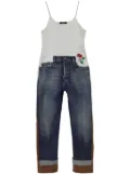 Undercover panelled jumpsuit - Blue
