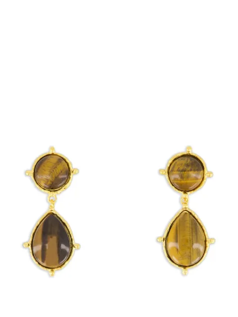 Sylvia Toledano 2 Pierres Dots Drop earrings