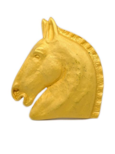 Hermes 1990-2000s Cheval Horse brooch Women