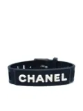CHANEL Pre-Owned 1999 logo bracelet - Black