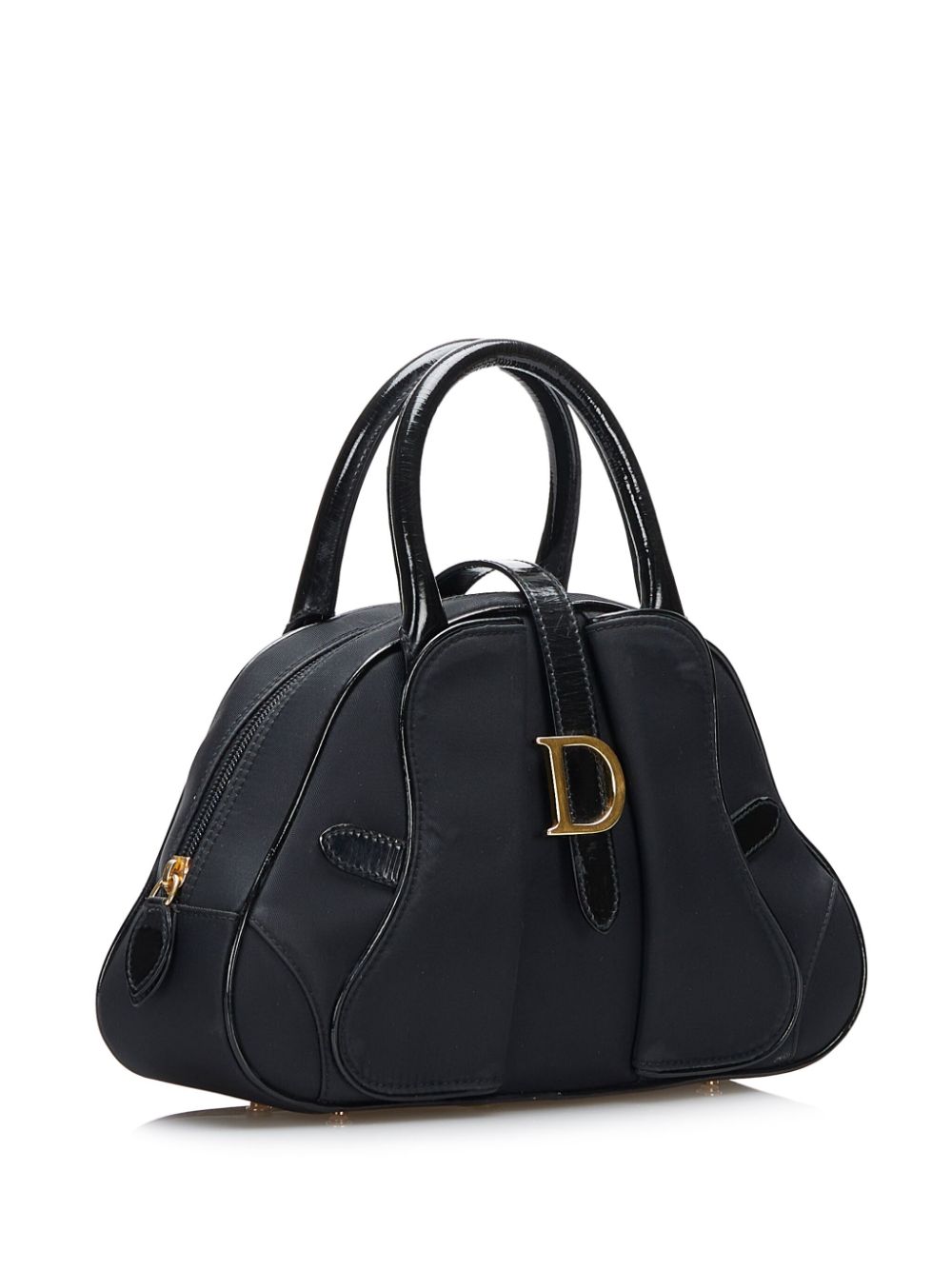 Christian Dior Pre-Owned 2001 Cannage East West Canvas handbag - Zwart