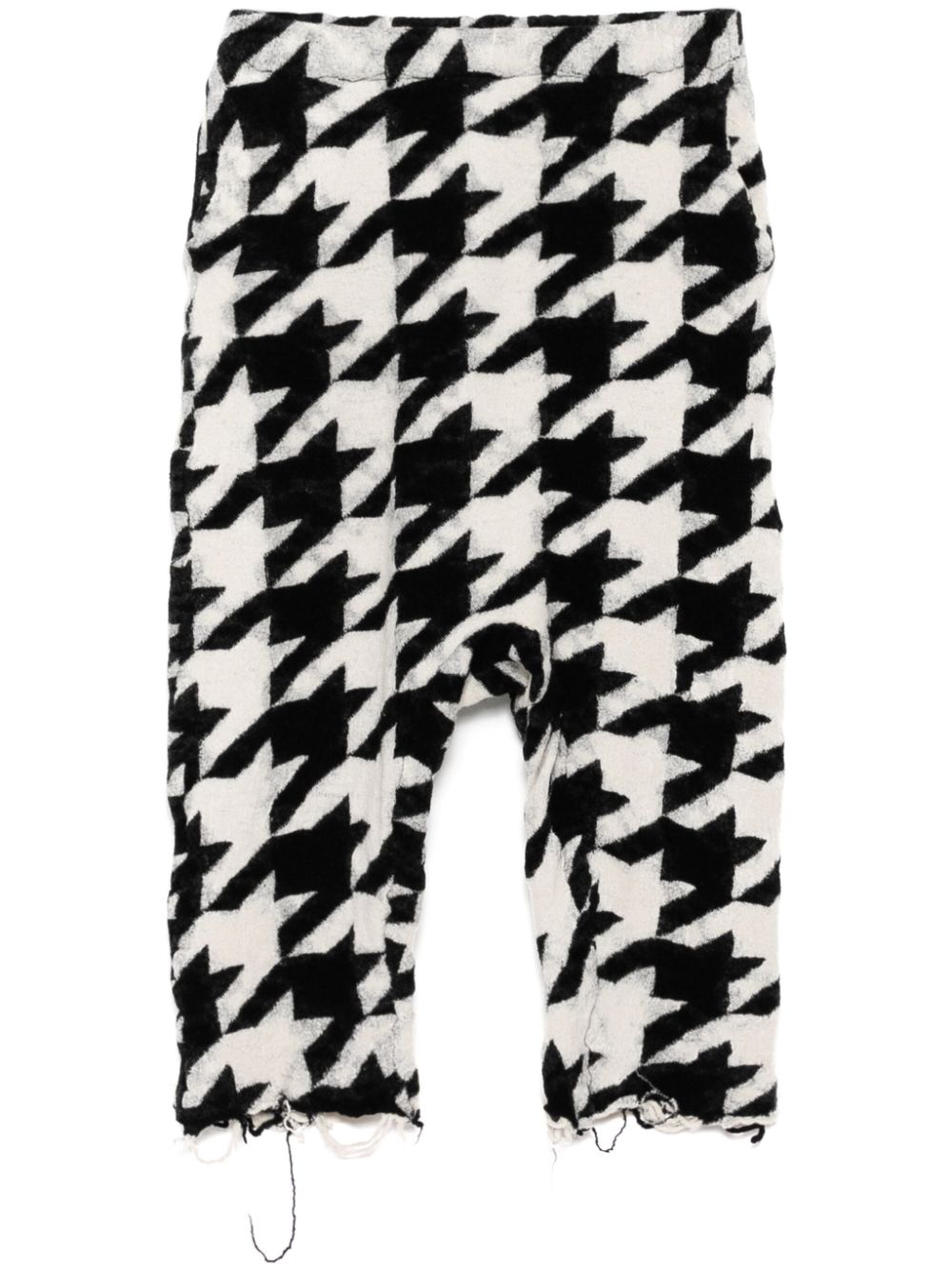 jacquard knitted trousers