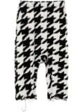 Rundholz jacquard knitted trousers - White