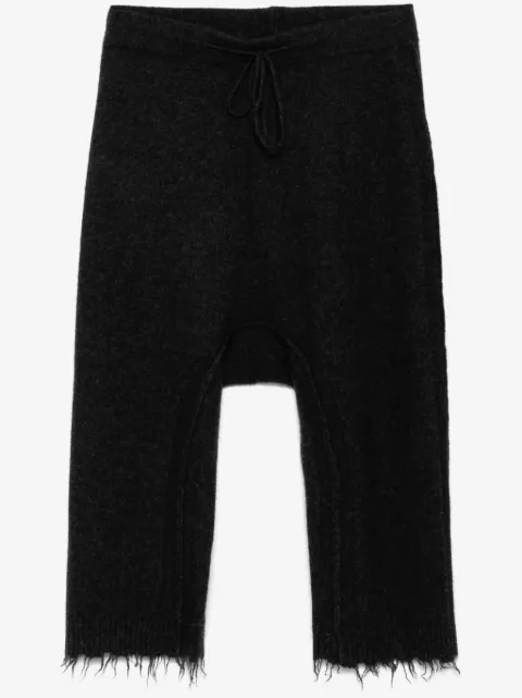 Rundholz cropped bukser i strik