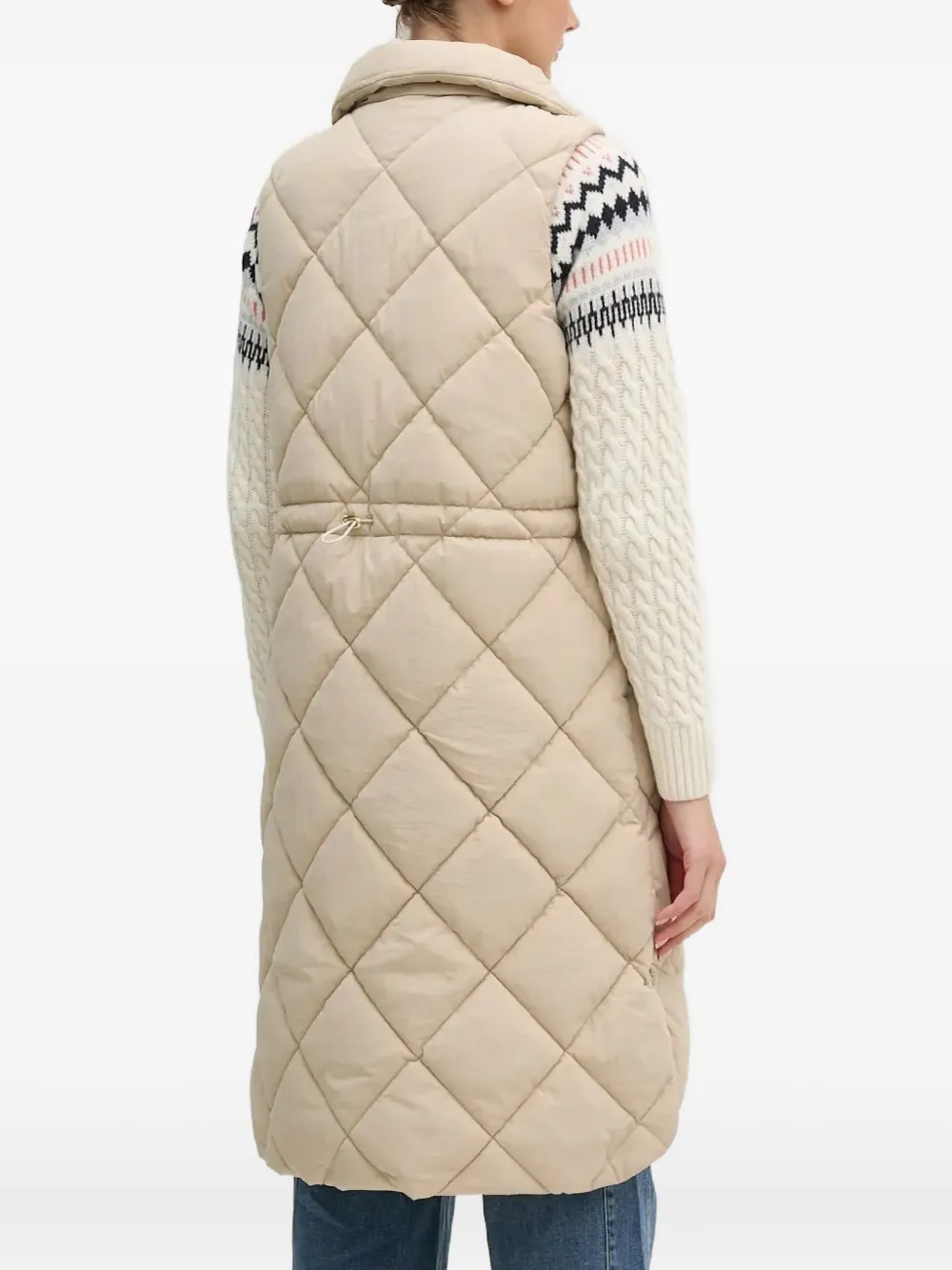 Barbour Quilted Zip-up Gilet In Multi