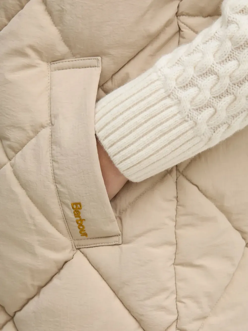 Barbour Quilted Zip-up Gilet In Multi
