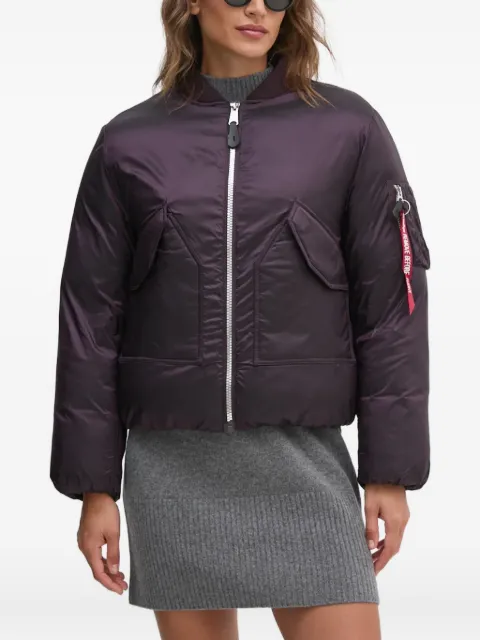 Alpha Industries MA-1 zip pocket bomber jacket