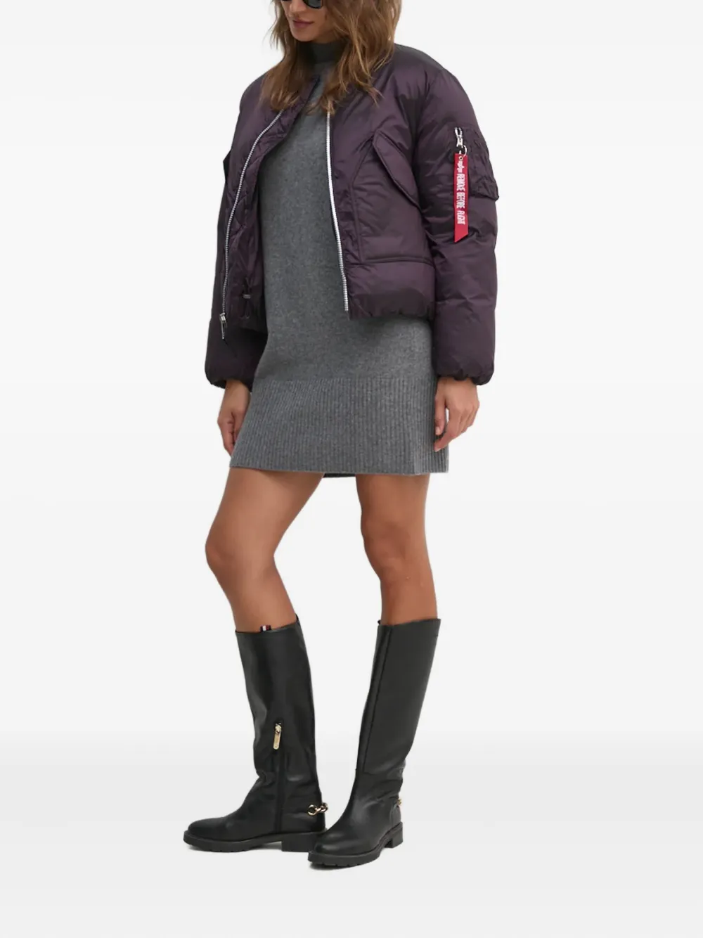 Alpha Industries MA-1 zip pocket bomber jacket | Varsity Jackets | Image 2