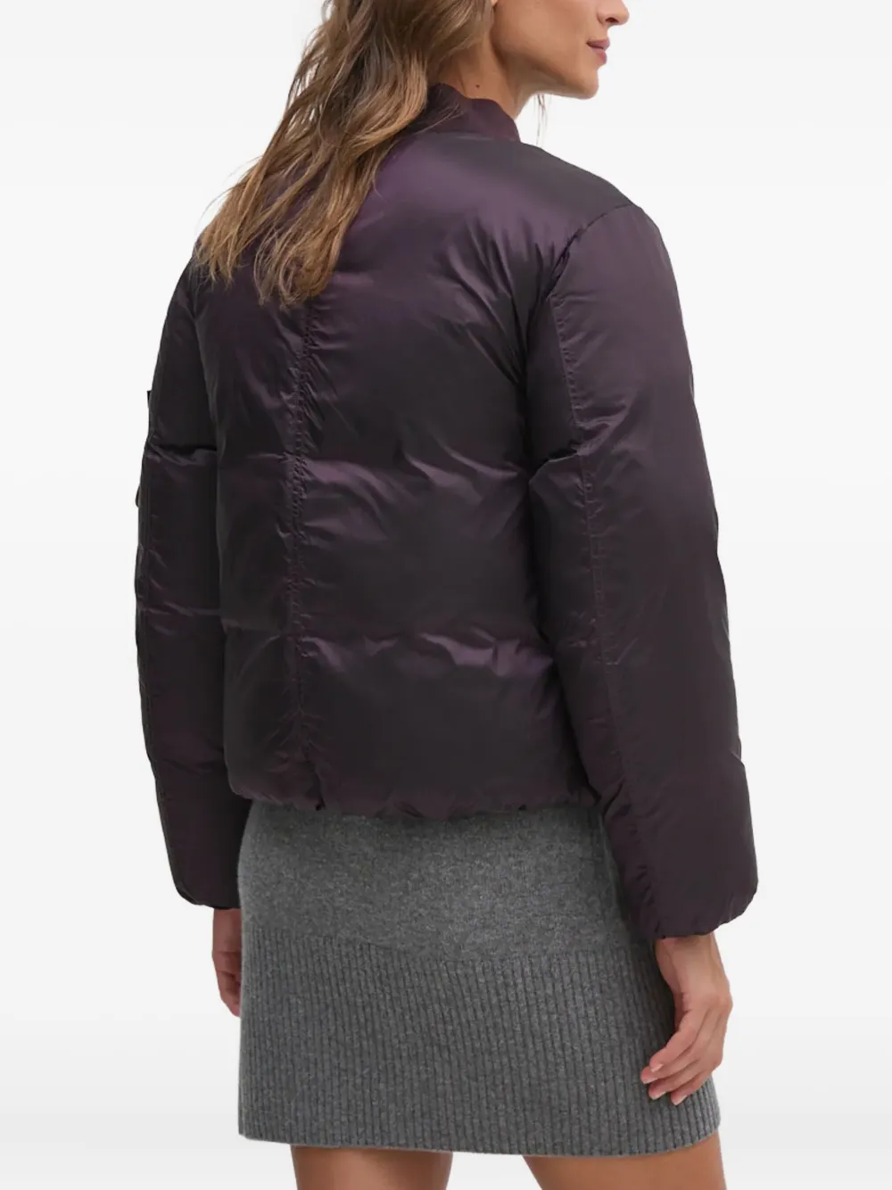 Alpha Industries MA-1 bomberjack met ritszak Paars