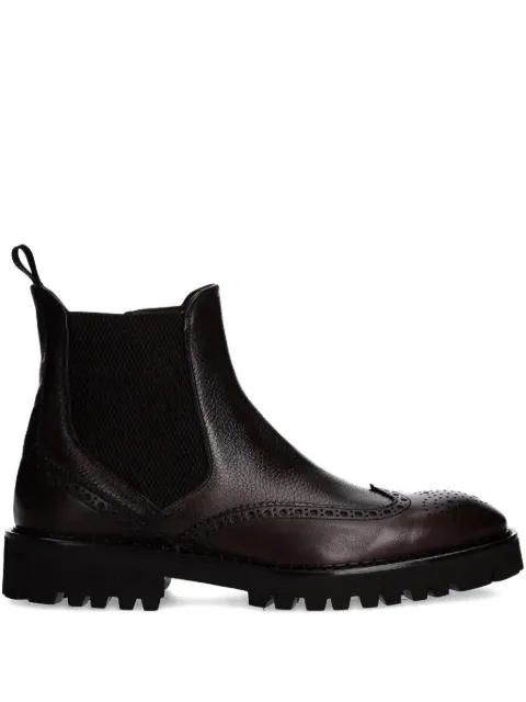 Baldinini brogue-detail chelsea boots
