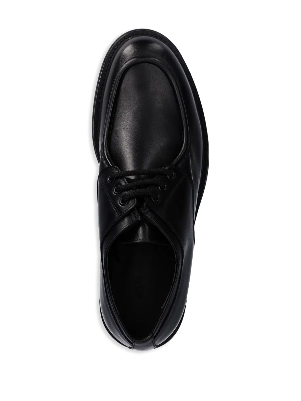 Baldinini leather lace-up shoes Black